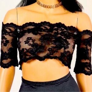 Vintage Victoria’s Secret sexy lace crop top